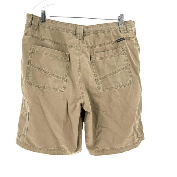 Columbia Canvas Shorts Men's Size 38X11‎ Brown Outdoor Hunting Camping Fishing - Picture 2 of 7